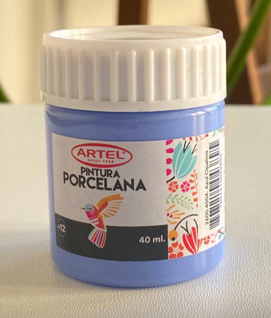 PINTURA PORCELANA 40 ML AZUL OPALINO