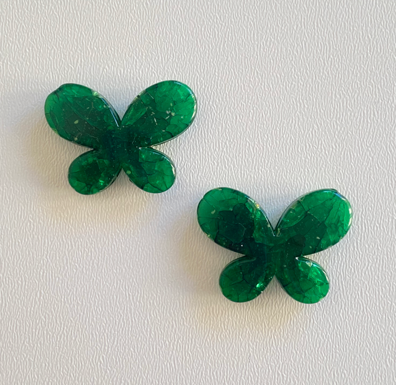 MARIPOSAS VERDES ACRÍLICAS